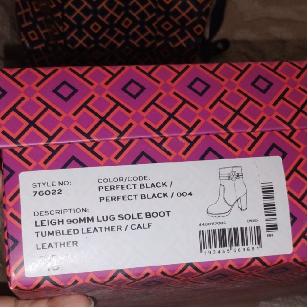 Tory Burch Perfect Black Heeled Boots Like New